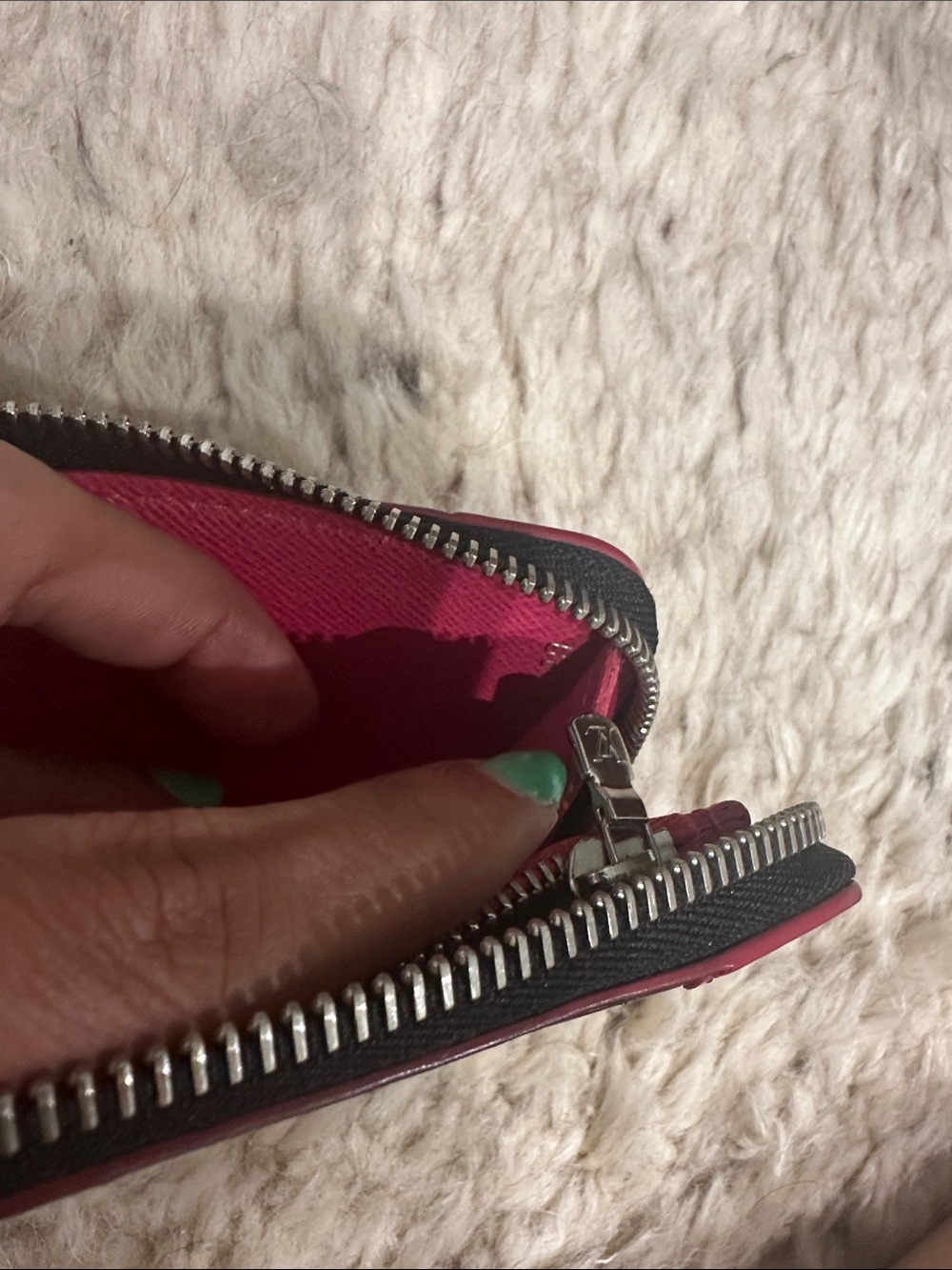 Louis Vuitton Blooming Corners Black and Pink Wallet Zippy - Picture 4 of 8